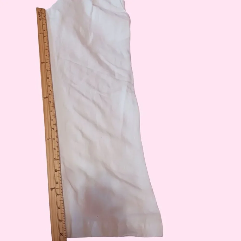 H&M Womens Linen Blend Cropped Pants Size 12